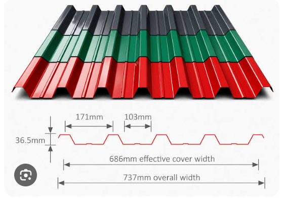 IBR Roofing Sheet 6m Dark Green